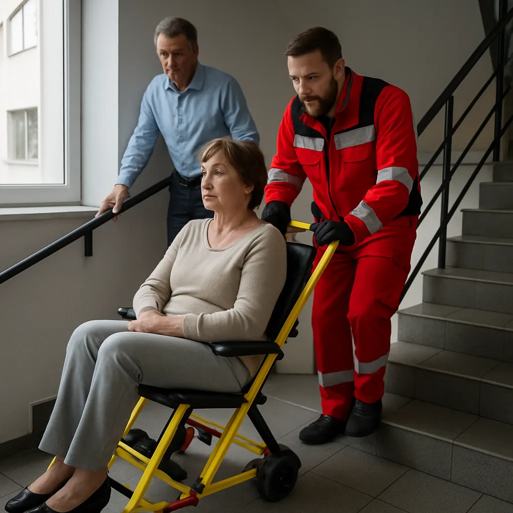 Krzesła ewakuacyjne – najważniejsze zastosowania i zalety w sytuacjach awaryjnych