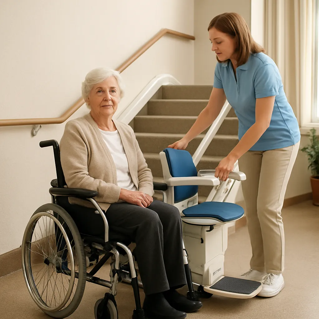 Czy schodołaz przyda się w domu opieki